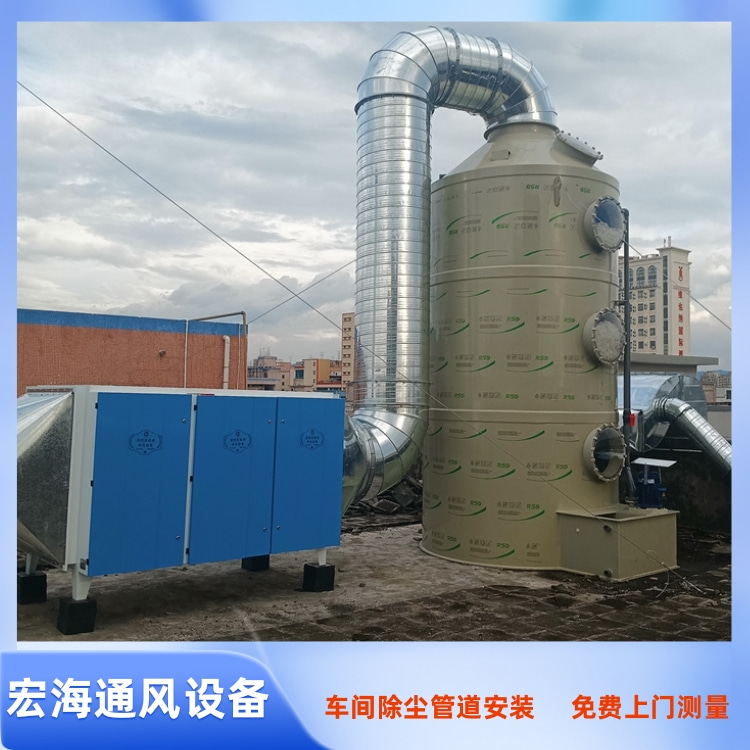 赣州车间排烟除尘环保设备安装工程案例