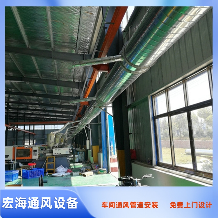 章贡区工厂排烟除尘管道安装工程案例