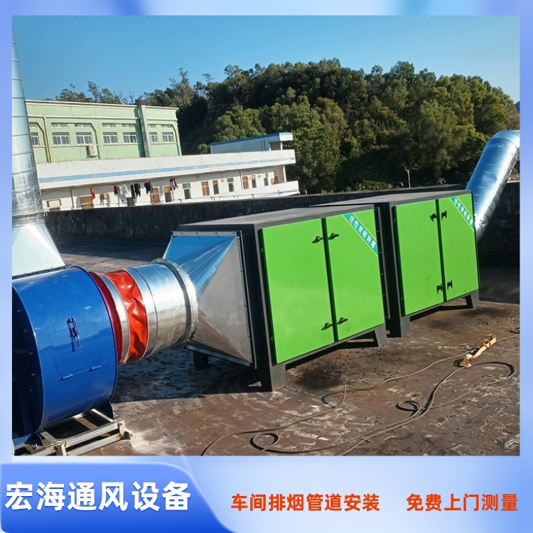 赣州工厂废气处理环保设备安装工程案例